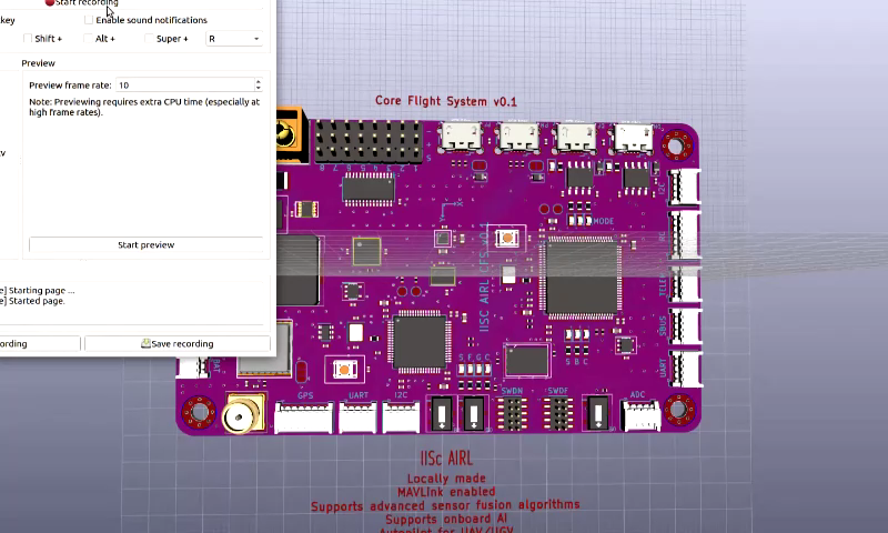 Pixhawk-based flight platform · IISc AIRL