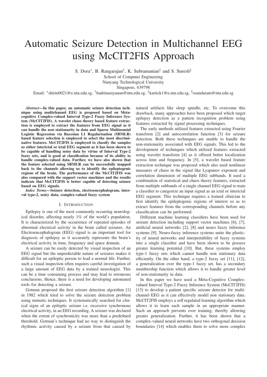 Seizure detection paper cover